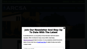 What Arcsa.org website looked like in 2017 (6 years ago)