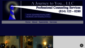 What Ajourneytoyou.com website looked like in 2017 (6 years ago)