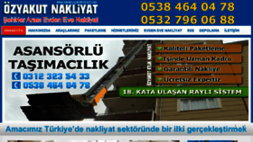 What Ankaraozyakutnakliyat.com website looked like in 2017 (6 years ago)