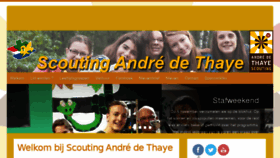 What Andredethaye.com website looked like in 2017 (6 years ago)
