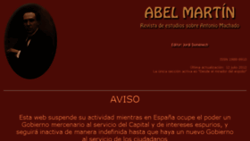 What Abelmartin.com website looked like in 2017 (6 years ago)