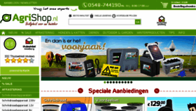 What Agrishop.nl website looked like in 2017 (6 years ago)