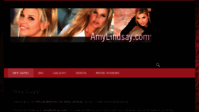 What Amylindsay.com website looked like in 2017 (6 years ago)