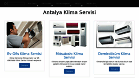 What Antalyaklima724.com website looked like in 2017 (6 years ago)