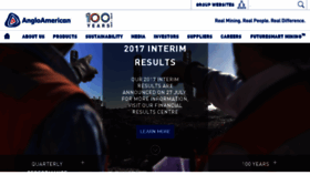 What Angloamerican.com website looked like in 2017 (6 years ago)