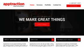 What Apptraction.com website looked like in 2017 (6 years ago)