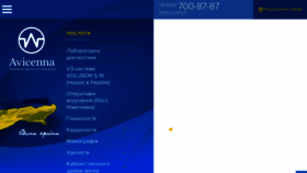What Avicenna.org.ua website looked like in 2017 (9 years ago)
