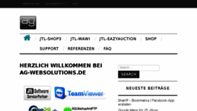 What Ag-websolutions.de website looked like in 2017 (6 years ago)
