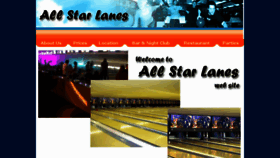 What Allstarlanesbowling.com website looked like in 2017 (6 years ago)