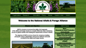 What Alfalfa.org website looked like in 2017 (6 years ago)