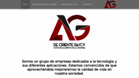 What Agdeoriente.mx website looked like in 2017 (6 years ago)