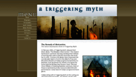 What Atriggeringmyth.com website looked like in 2017 (6 years ago)