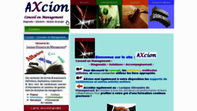 What Axcion.eu website looked like in 2017 (6 years ago)