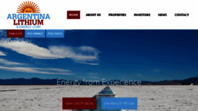 What Argentinalithium.com website looked like in 2017 (6 years ago)