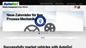 What Autodo.eu website looked like in 2017 (6 years ago)