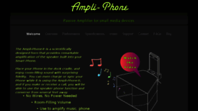 What Ampli-phone.com website looked like in 2017 (6 years ago)