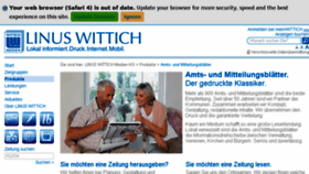 What Archiv.wittich.de website looked like in 2017 (6 years ago)