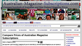 What Australian-magazine-subscriptions.com website looked like in 2017 (6 years ago)