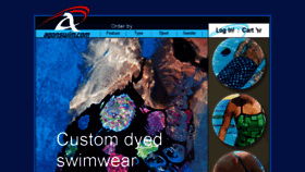 What Agonswim.com website looked like in 2017 (7 years ago)