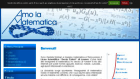 What Amolamatematica.it website looked like in 2017 (6 years ago)