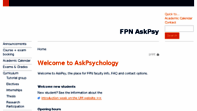 What Askpsy.nl website looked like in 2017 (6 years ago)
