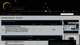 What Astro4u.net website looked like in 2017 (6 years ago)