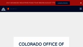 What Advancecolorado.com website looked like in 2017 (6 years ago)