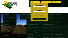 What Agronomy.org website looked like in 2017 (6 years ago)