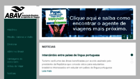 What Abav.com.br website looked like in 2017 (8 years ago)