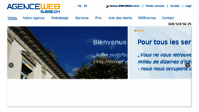 What Agenceweb-suisse.ch website looked like in 2017 (7 years ago)