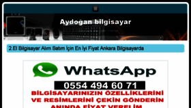 What Aydoganbilgisayar.com.tr website looked like in 2017 (6 years ago)