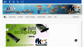 What Aquarienkontor.de website looked like in 2017 (6 years ago)