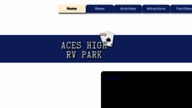 What Aceshighrvpark.com website looked like in 2017 (6 years ago)