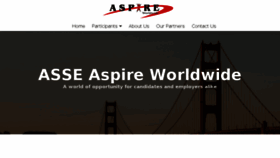 What Aspireww.com website looked like in 2017 (6 years ago)
