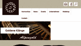 What Alpengold-harmonika.at website looked like in 2017 (6 years ago)