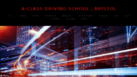 What A-class-driving.com website looked like in 2017 (6 years ago)