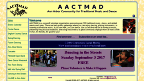 What Aactmad.org website looked like in 2017 (6 years ago)