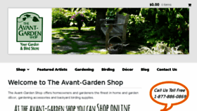 What Avantgardenshop.com website looked like in 2017 (6 years ago)