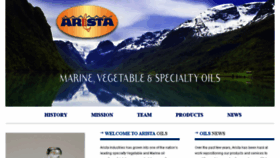 What Aristaindustries.com website looked like in 2017 (6 years ago)