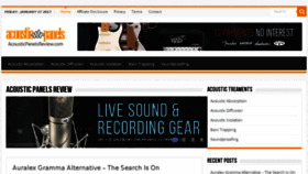 What Acousticpanelsreview.com website looked like in 2017 (6 years ago)