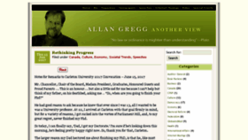 What Allangregg.com website looked like in 2017 (6 years ago)