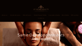 What Athomebeauty.co.uk website looked like in 2017 (6 years ago)