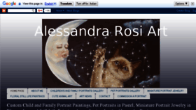 What Alessandrarosiart.com website looked like in 2017 (6 years ago)