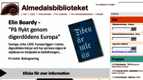 What Almedalsbiblioteket.se website looked like in 2017 (6 years ago)