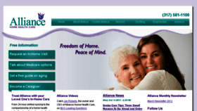 What Alliancehomehealthcare.net website looked like in 2017 (6 years ago)