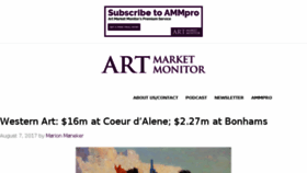 What Artmarketmonitor.com website looked like in 2017 (6 years ago)