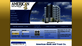 What Americanbanktulsa.com website looked like in 2017 (7 years ago)