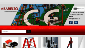 What Abarelto.hr website looked like in 2017 (7 years ago)