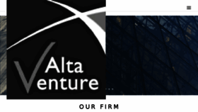 What Altaventure.com website looked like in 2017 (6 years ago)