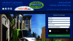 What Amistee.com website looked like in 2017 (6 years ago)